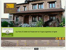 Tablet Screenshot of casaruralelcabanon.com
